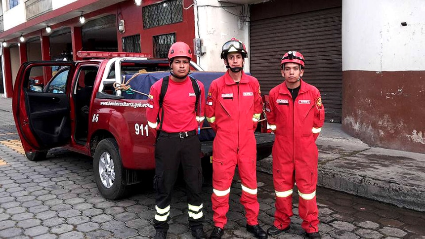 cuerpo de bomberos ibarra